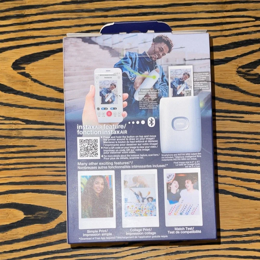 Fujifilm Instax Mini Link 2 in White and Blue